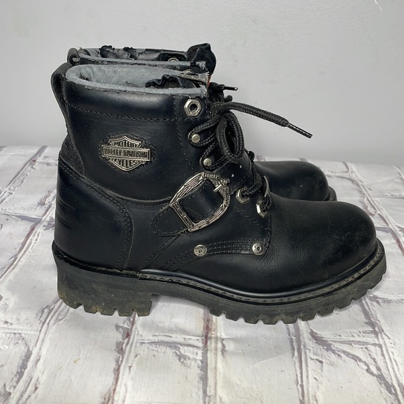 Harley Davidson Moto Leather Boots - Picture 4 of 10